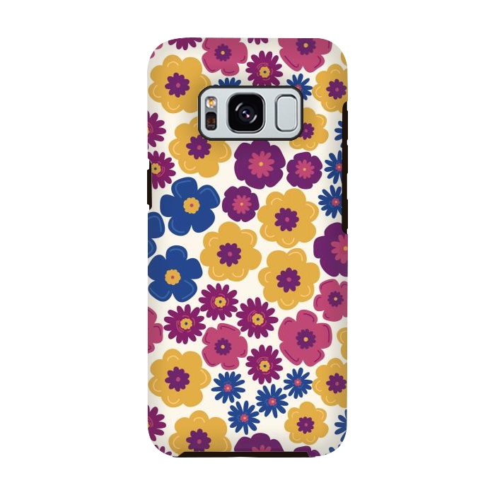 Galaxy S8 StrongFit Pop Floral by TracyLucy Designs