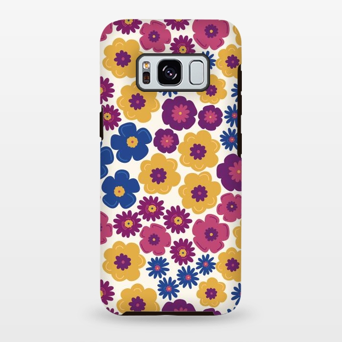 Galaxy S8 plus StrongFit Pop Floral by TracyLucy Designs