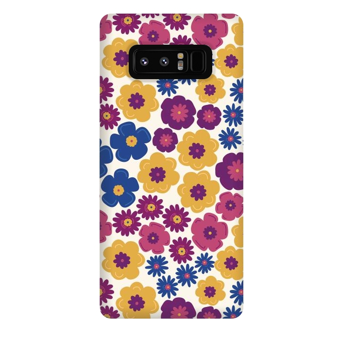 Galaxy Note 8 StrongFit Pop Floral by TracyLucy Designs