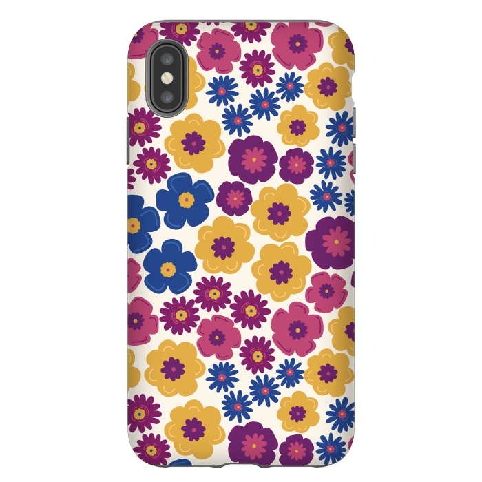 iPhone Xs Max StrongFit Pop Floral by TracyLucy Designs