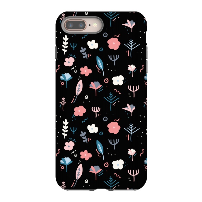 iPhone 7 plus StrongFit Whimsical Floral by Allgirls Studio