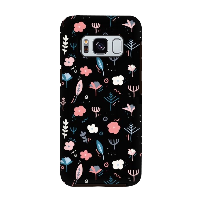 Galaxy S8 StrongFit Whimsical Floral by Allgirls Studio