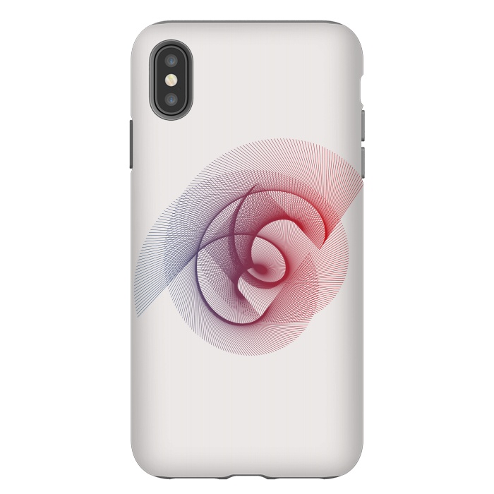 iPhone Xs Max StrongFit Imaginary Swirl by Creativeaxle