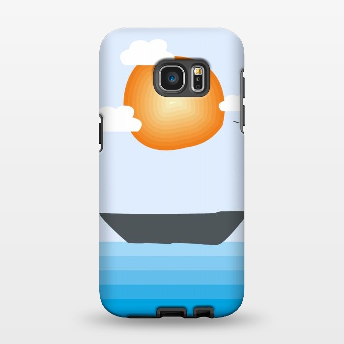 Galaxy S7 EDGE StrongFit Lost Ship by Creativeaxle