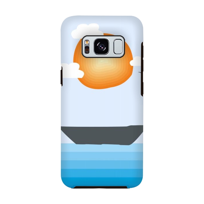 Galaxy S8 StrongFit Lost Ship by Creativeaxle