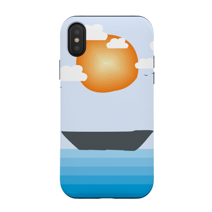 iPhone Xs / X StrongFit Lost Ship by Creativeaxle
