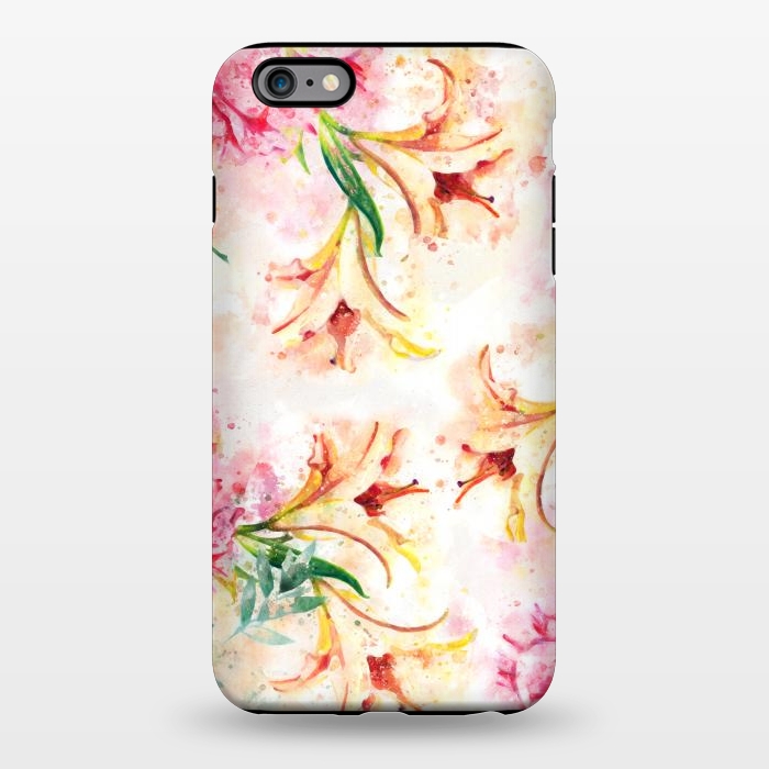 iPhone 6/6s plus StrongFit Peony Floral by Creativeaxle