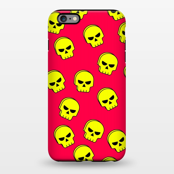iPhone 6/6s plus StrongFit yellow skull pattern by MALLIKA