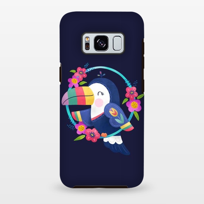 Galaxy S8 plus StrongFit Tropical Toucan by Noonday Design