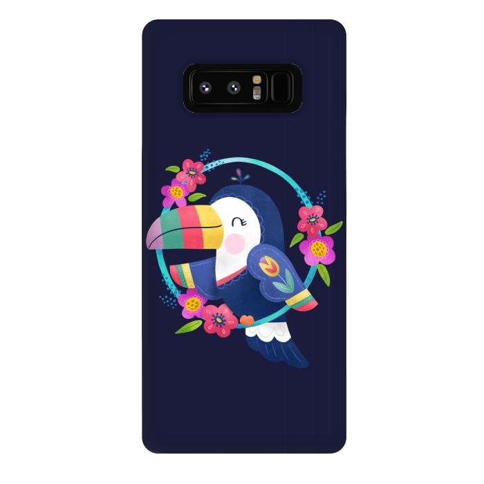 Galaxy Note 8 StrongFit Tropical Toucan by Noonday Design