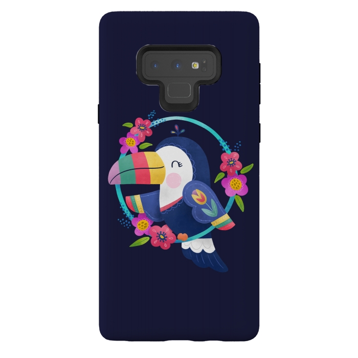 Galaxy Note 9 StrongFit Tropical Toucan by Noonday Design