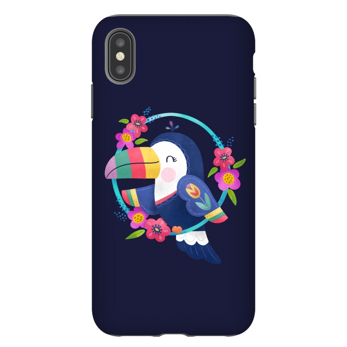 iPhone Xs Max StrongFit Tropical Toucan by Noonday Design