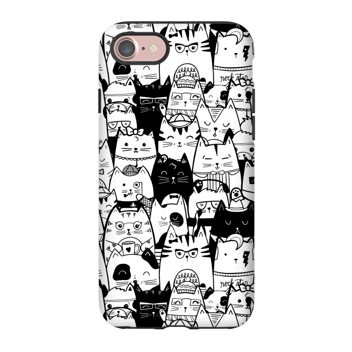 iPhone 7 StrongFit Itty Bitty Kitty Committee by Noonday Design