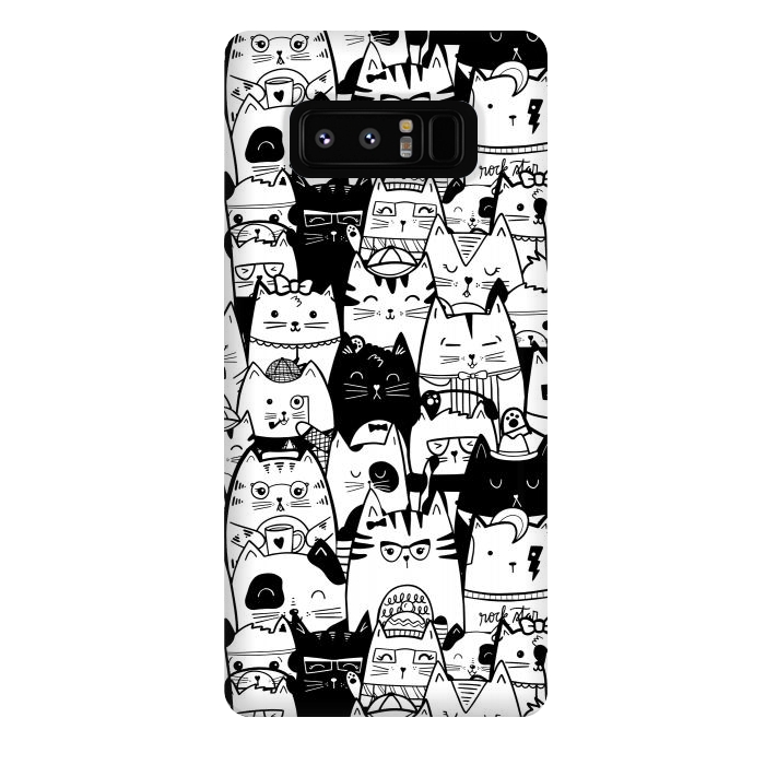 Galaxy Note 8 StrongFit Itty Bitty Kitty Committee by Noonday Design
