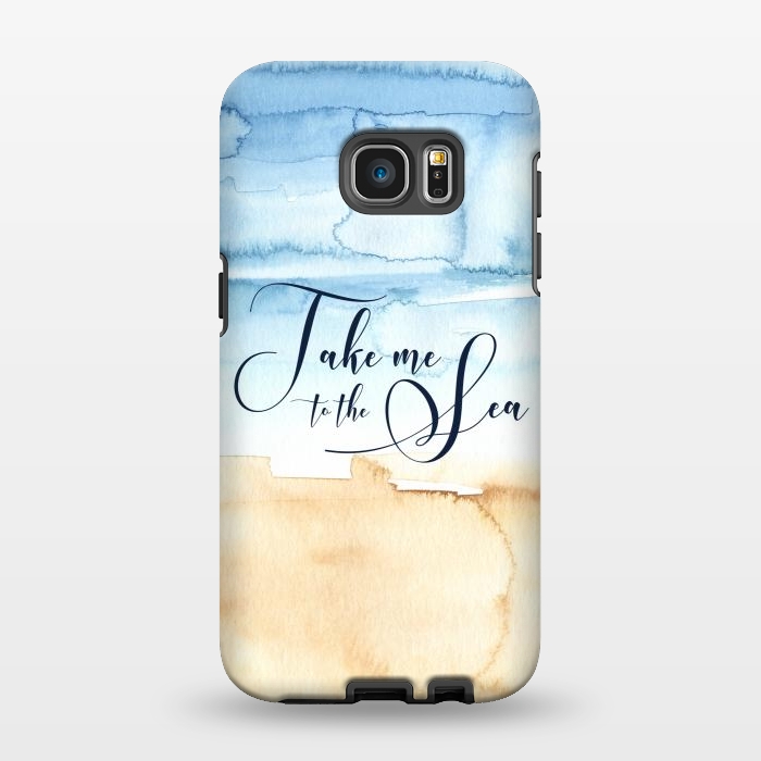 Galaxy S7 EDGE StrongFit Take Me to the Sea by Noonday Design
