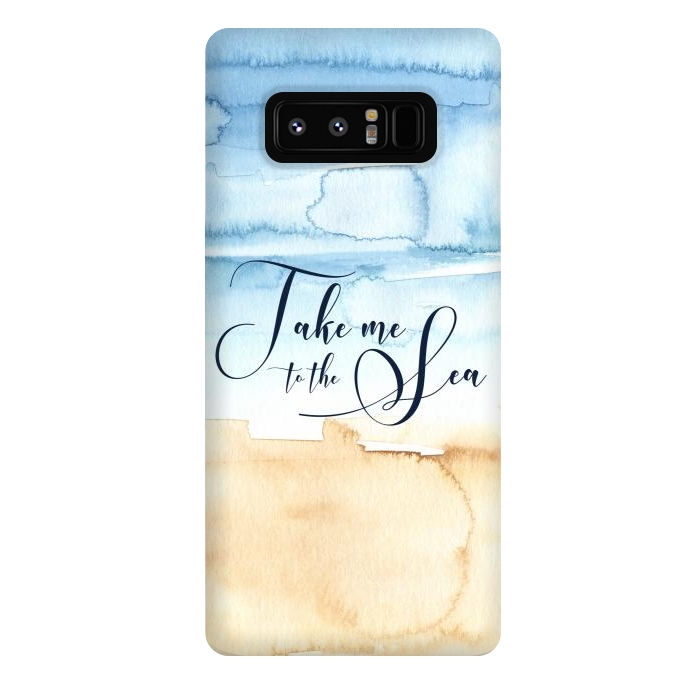 Galaxy Note 8 StrongFit Take Me to the Sea by Noonday Design