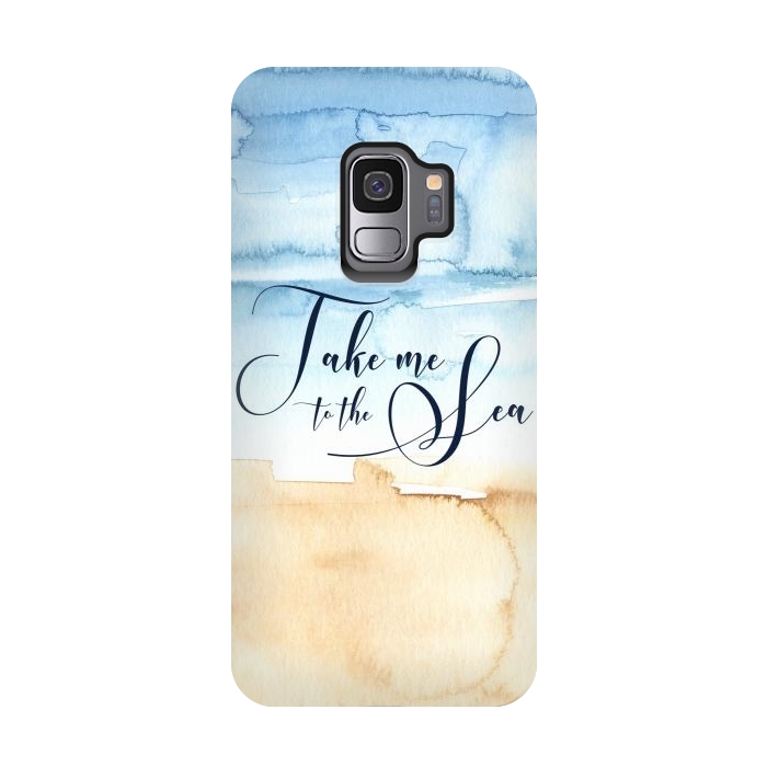 Galaxy S9 StrongFit Take Me to the Sea by Noonday Design