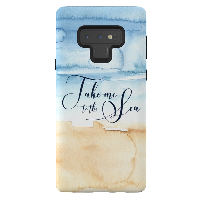 Galaxy Note 9 StrongFit Take Me to the Sea by Noonday Design