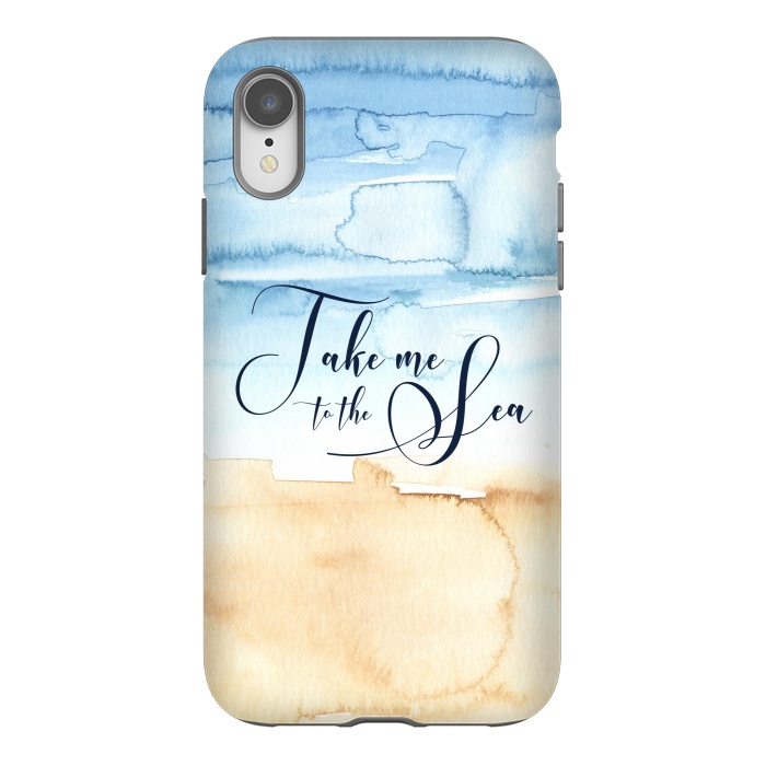iPhone Xr StrongFit Take Me to the Sea by Noonday Design