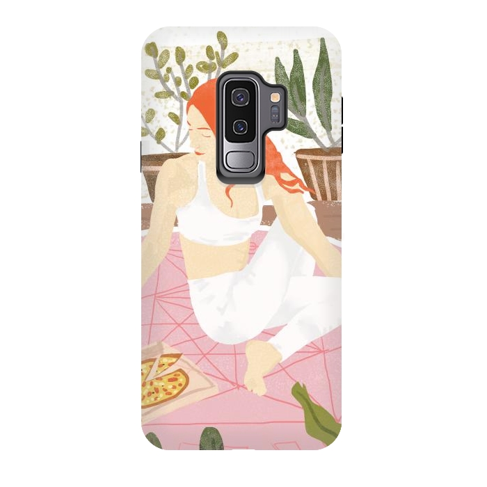 Galaxy S9 plus StrongFit Yoga + Pizza by Uma Prabhakar Gokhale