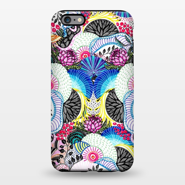iPhone 6/6s plus StrongFit Whimsical abstract hand paint design  by InovArts