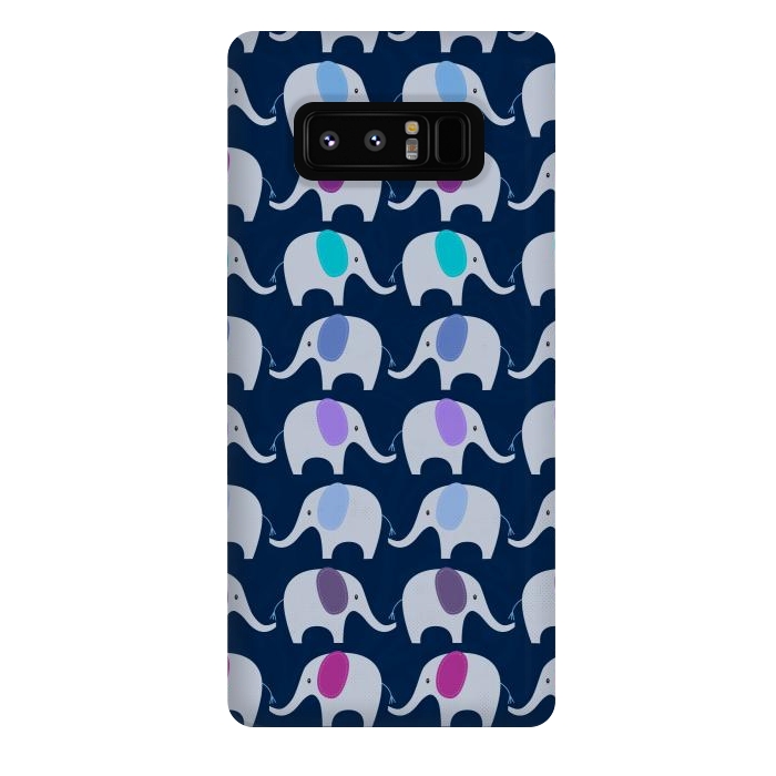 Galaxy Note 8 StrongFit Marching Elephants by Noonday Design