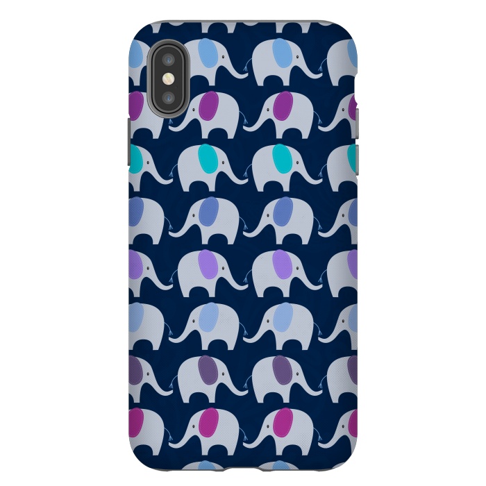 iPhone Xs Max StrongFit Marching Elephants by Noonday Design