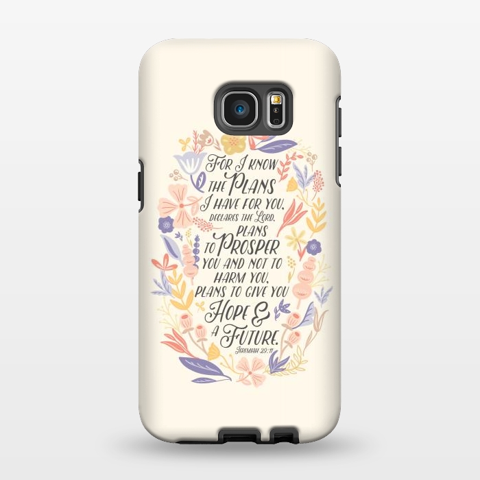 Galaxy S7 EDGE StrongFit Jeremiah 29:11 by Noonday Design