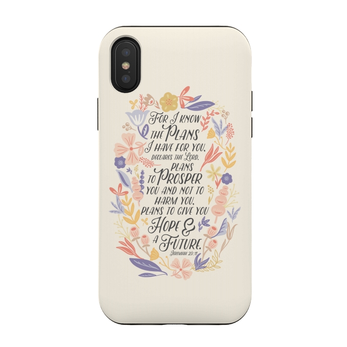 iPhone Xs / X StrongFit Jeremiah 29:11 by Noonday Design