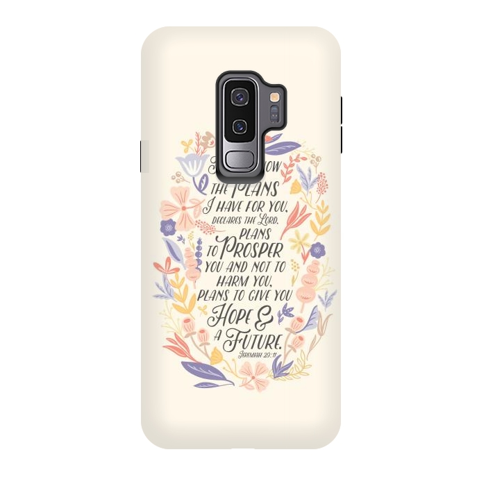 Galaxy S9 plus StrongFit Jeremiah 29:11 by Noonday Design