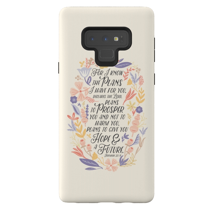 Galaxy Note 9 StrongFit Jeremiah 29:11 by Noonday Design
