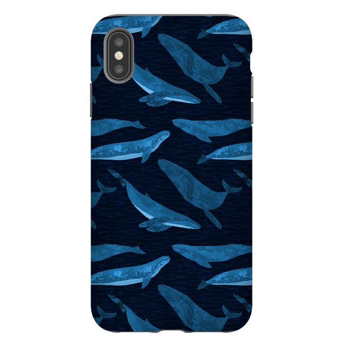 iPhone Xs Max StrongFit Whales in the Deep by Noonday Design