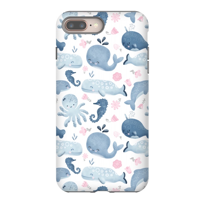 iPhone 7 plus StrongFit Ocean Friends by Noonday Design