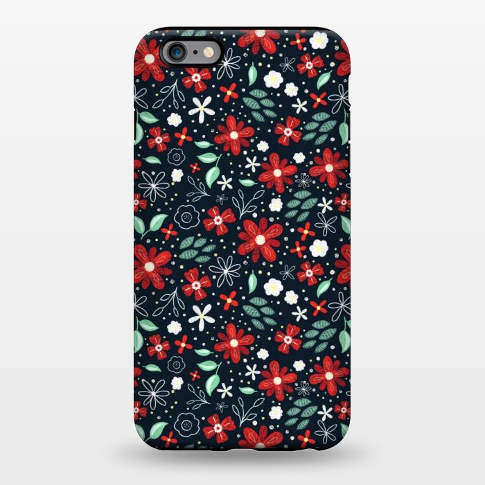 iPhone 6/6s plus StrongFit Little Christmas Flowers by Noonday Design
