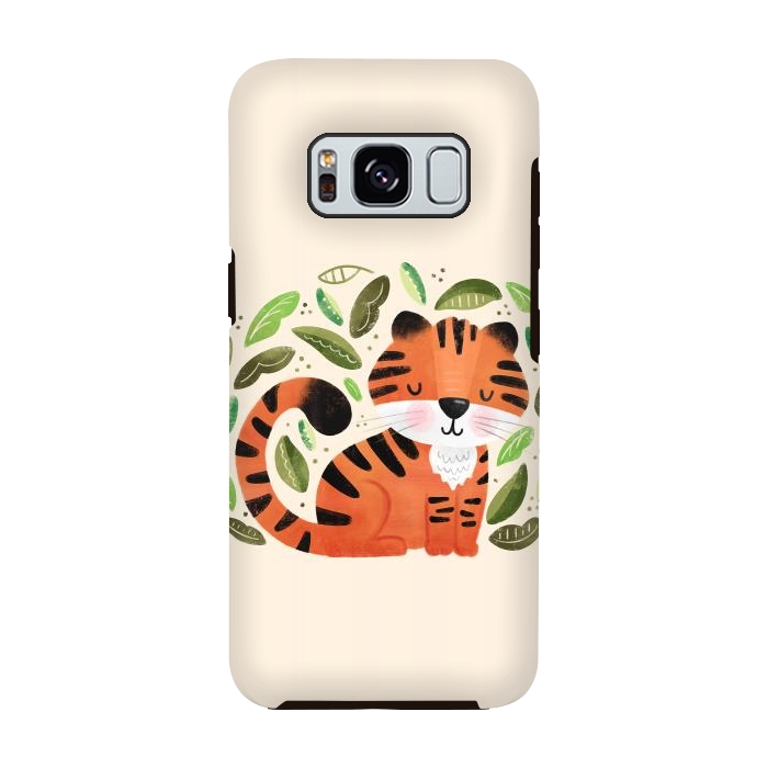 Galaxy S8 StrongFit Tiger Cutie by Noonday Design