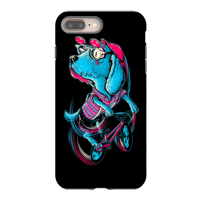 iPhone 7 plus StrongFit Dog Biker by Afif Quilimo