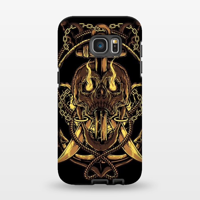 Galaxy S7 EDGE StrongFit Death Pirate by Afif Quilimo