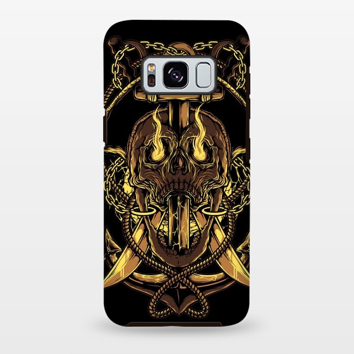 Galaxy S8 plus StrongFit Death Pirate by Afif Quilimo
