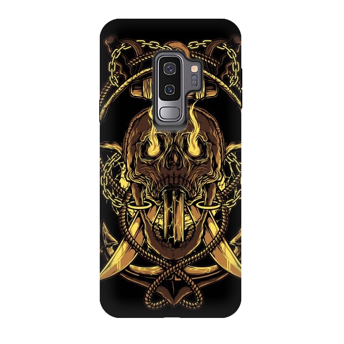 Galaxy S9 plus StrongFit Death Pirate by Afif Quilimo