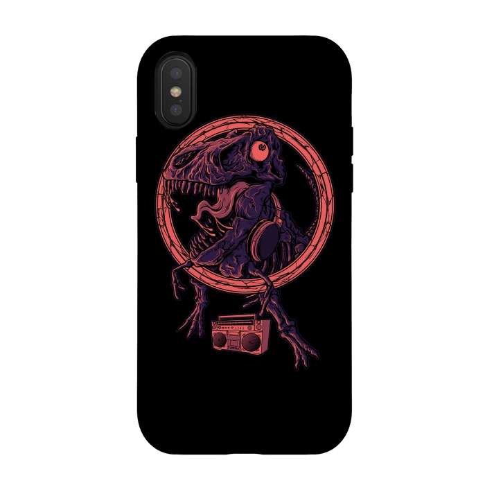 iPhone Xs / X StrongFit Dinodanceur by Afif Quilimo