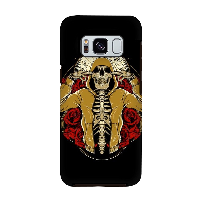 Galaxy S8 StrongFit Hip Hop and Roses by Afif Quilimo
