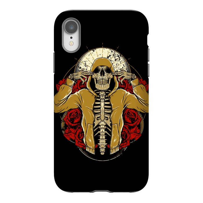iPhone Xr StrongFit Hip Hop and Roses by Afif Quilimo