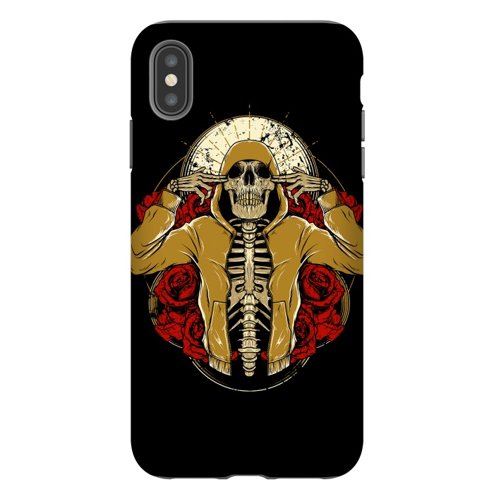 iPhone Xs Max StrongFit Hip Hop and Roses by Afif Quilimo