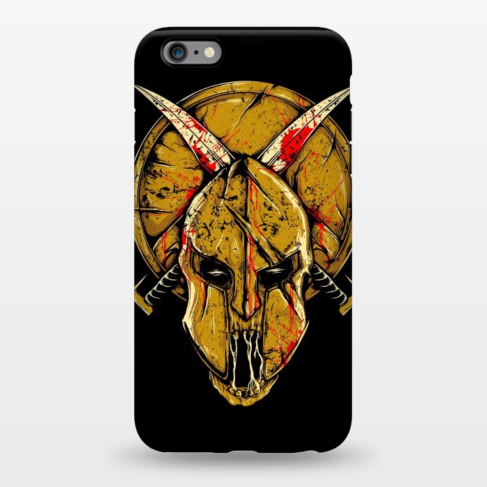 iPhone 6/6s plus StrongFit Skull Sparta by Afif Quilimo