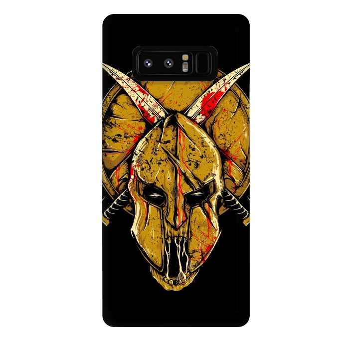 Galaxy Note 8 StrongFit Skull Sparta by Afif Quilimo