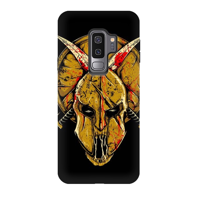 Galaxy S9 plus StrongFit Skull Sparta by Afif Quilimo