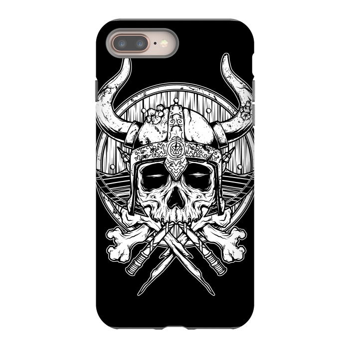 iPhone 7 plus StrongFit Skull Viking by Afif Quilimo