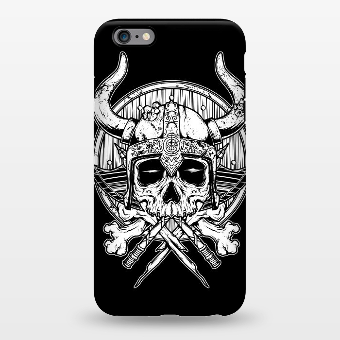 iPhone 6/6s plus StrongFit Skull Viking by Afif Quilimo