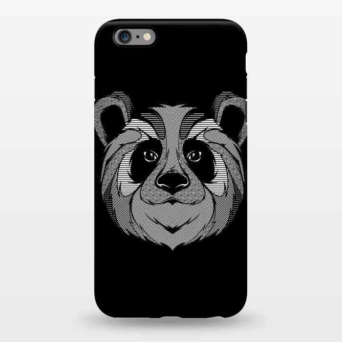 iPhone 6/6s plus StrongFit Panda Zentangle by Afif Quilimo