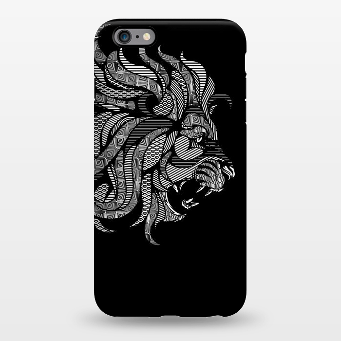 iPhone 6/6s plus StrongFit Lion Zentangle by Afif Quilimo